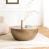 Antique gold round shell coffee table | Second-hand