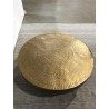 Antique gold round shell coffee table | Second-hand