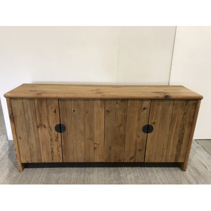 Sideboard aus recyceltem Kiefernholz SANDY - Stauraummöbel 4 Türen