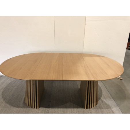 SECONDE MAIN - Table à manger ronde extensible L120/160/200