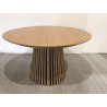 SECOND-HAND - Round extendable dining table L120/160/200