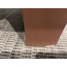 Table basse ronde en bois laqué terracotta D60cm | Meubles Macabane