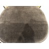 Seconde main - Lot de 2 chaises  - Assise tissu noir - Effet cannage