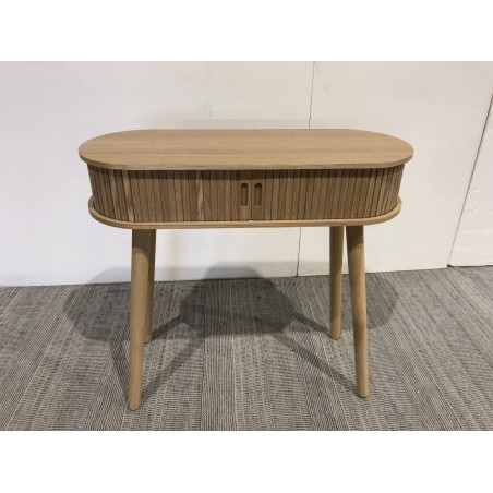 Console ovale 80x30cm en bois | Macabane seconde main