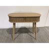 Console ovale 80x30cm en bois | Macabane seconde main