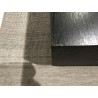 ANGELO Black Wooden Coffee Table with Drawers and Cane Finish