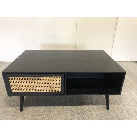 Table basse noire bois - Seconde Main