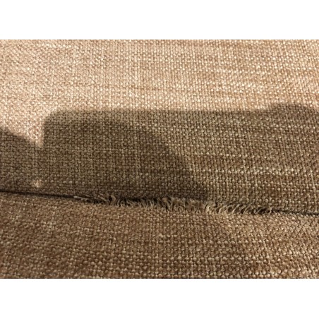 Verstellbarer Sessel 1-Sitzer aus altrosa Stoff ANGELE