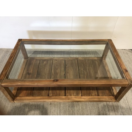 Table basse SANDY en pin recyclé Seconde Main