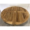 Teak wood garden table for 4/5 people | Second life