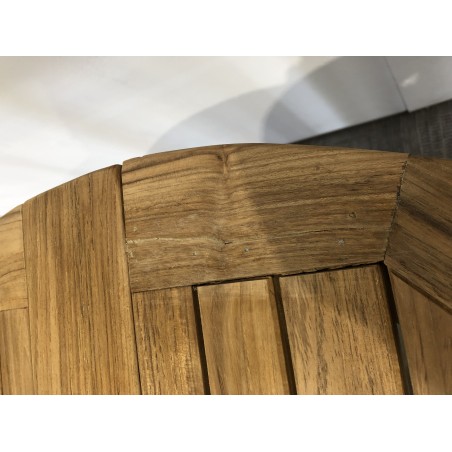 Teak wood garden table for 4/5 people | Second life