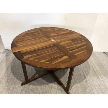 SECONDE MAIN - Table papillon en bois Teck huilé