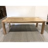 Table de jardin DENVER 220 x 100 cm en bois Teck Seconde Main