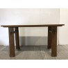 Schreibtisch SIXTINE aus recyceltem Teakholz 140x60cm