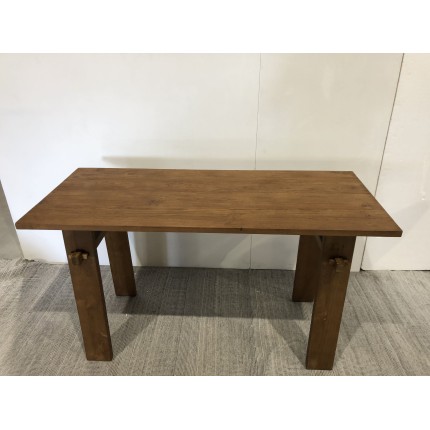 Schreibtisch SIXTINE aus recyceltem Teakholz 140x60cm