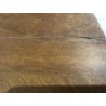 Quadratischer Couchtisch aus Mangoholz mit elfenbeinfarbenem Fuß | Macabane Möbel