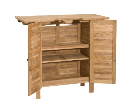 Bar de jardin en bois de teck - Meubles de jardin de qualité
