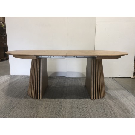 SECONDE MAIN - Table à manger ronde extensible L120/160/200