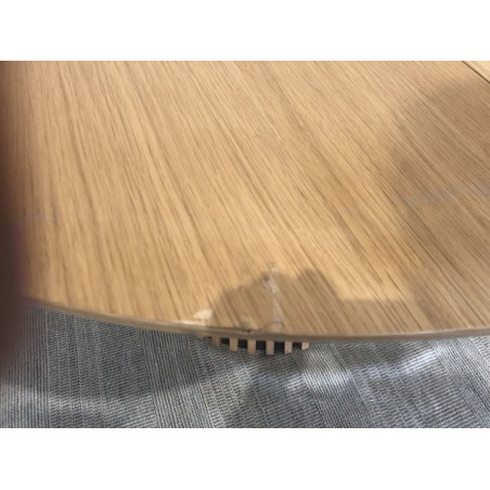 SECOND-HAND - Round extendable dining table L120/160/200
