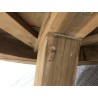 Seconde Main | Table basse jardin ronde en teck recyclé