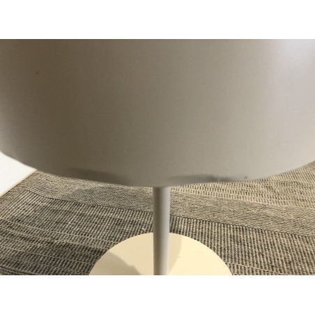 Table d'appoint ronde en acier beige D35cm | Collection Agathe
