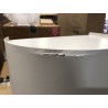 Table d'appoint ronde en acier beige | Seconde Main