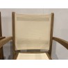 Ensemble de 2 fauteuils de jardin en bois teck - SECONDE MAIN