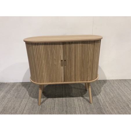 Buffet ovale 80x33cm en bois | Seconde Vie