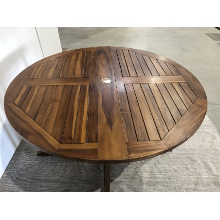 SECONDE MAIN - Table papillon en bois Teck huilé