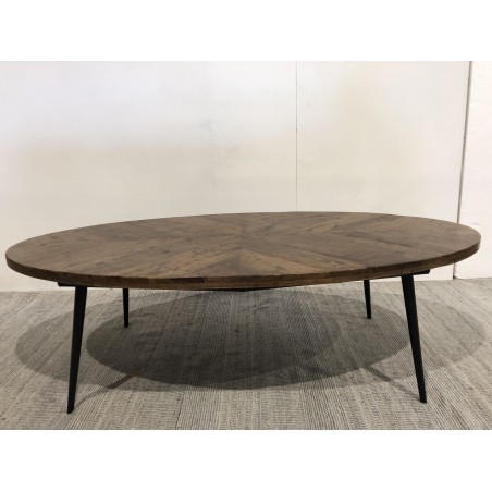 Table basse ovale KIARA 135x70cm - Seconde Main