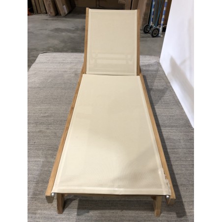 Sonnenliege Textilene beige - FUN MACABANE