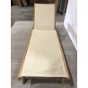 Beige textilene sun lounger - FUN MACABANE