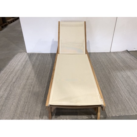 Sonnenliege Textilene beige - FUN MACABANE