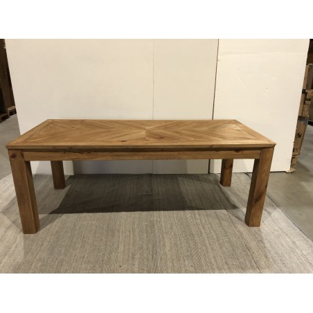 SECOND-HAND - Brown dining table 200x90cm Recycled pine