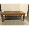 SECONDE MAIN - Table à manger marron 200x90cm Pin recyclé