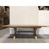 SECONDE MAIN - Table rectangulaire pieds croisés extensible