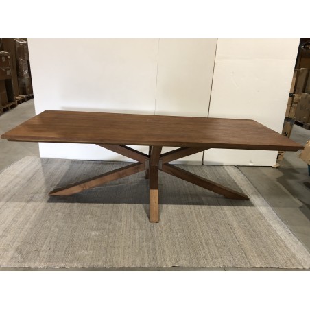 Table à manger en bois teck recyclé | Seconde Main
