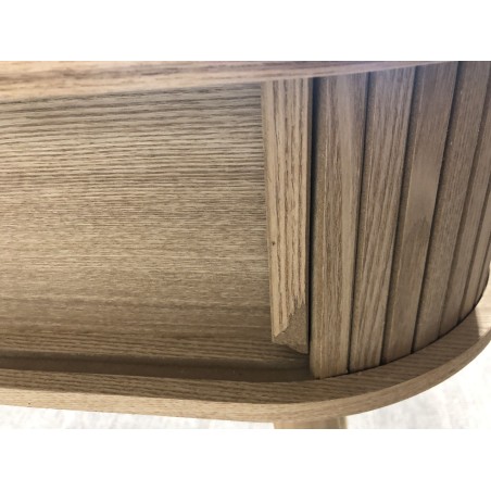 Console ovale 80x30cm en bois | Macabane seconde main
