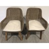 Lot 2 fauteuils jardin rotin synthétique | Seconde Main