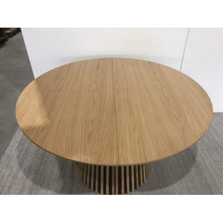 SECOND-HAND - Round extendable dining table L120/160/200