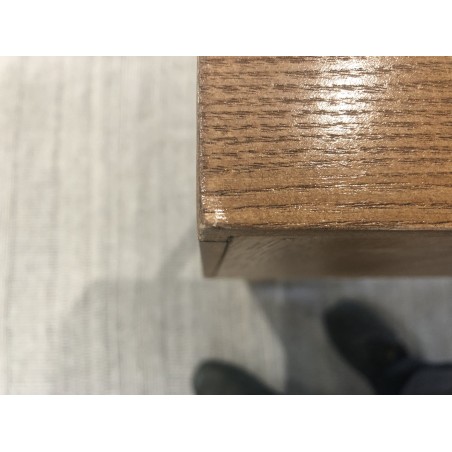 Konsole aus naturfarbenem Holz 2 Schubladen - Macabane Möbel