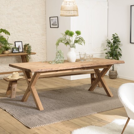 Table à manger rectangulaire 220x100cm | SECONDE MAIN