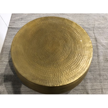 Table basse ronde alu 70x70cm | Macabane