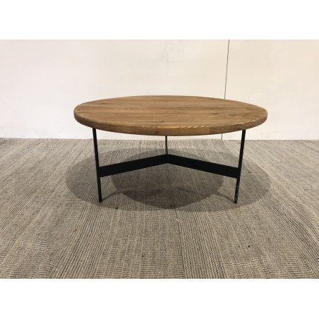 Round coffee table 70x70cm recycled pine | DANDY