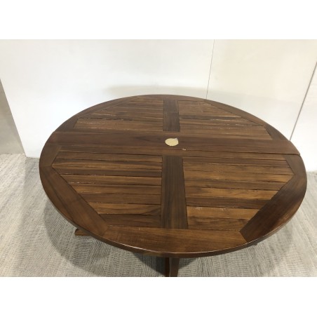 SECONDE MAIN - Table papillon en bois Teck huilé