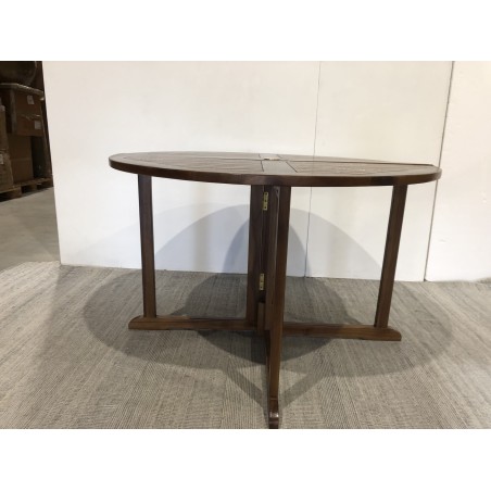 SECONDE MAIN - Table papillon en bois Teck huilé