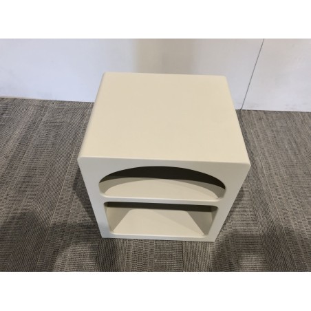 Nachttisch 2 Fächer beige - Macabane Möbel