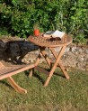 Premium Teak Wood Picnic Table 50x50cm - Durable Outdoor Furniture