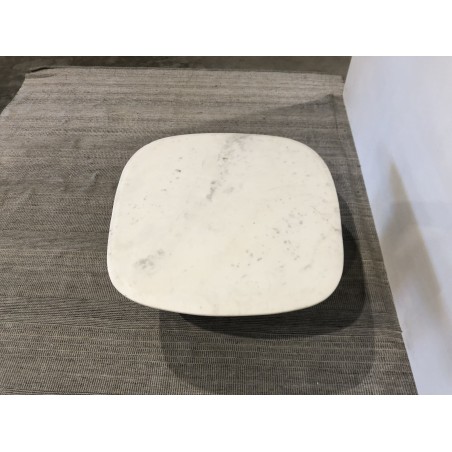 Coffee table, 80x75 cm, with white marble top | Macbane Furniture