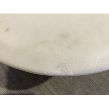 Coffee table, 80x75 cm, with white marble top | Macbane Furniture